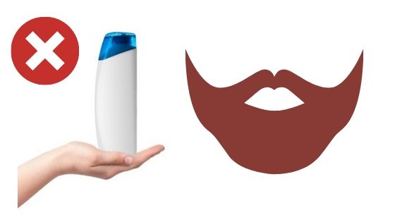 this is exactly why you should never wash your beard with hair shampoo