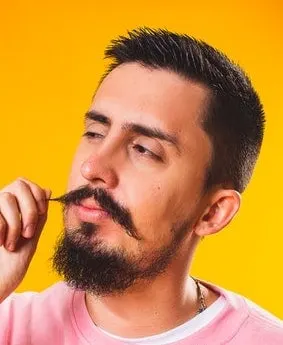 van dyke and a goatee