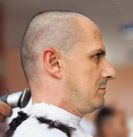 A tapered buzz cut example