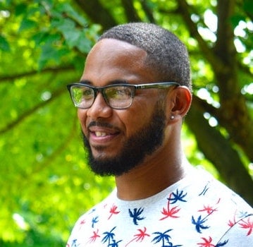 Buzz cut with glasses and beard