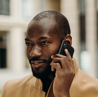 Example of a buzz cut with a receding hairline