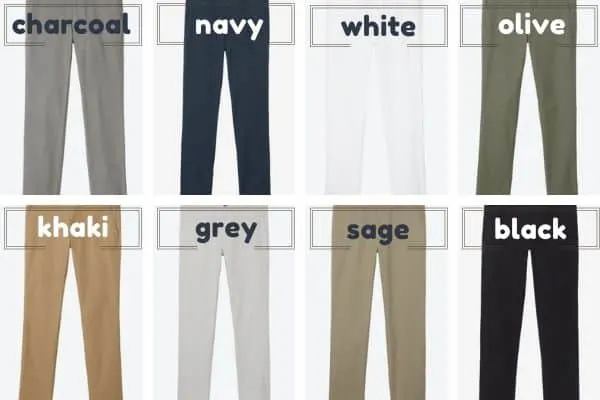 Bonobos 8 neutral chino colors