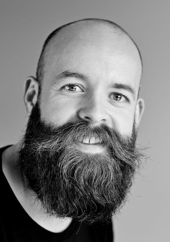garibaldi beard on bald head combo