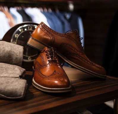 example of brogue shoes