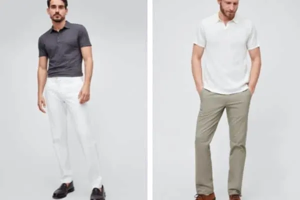 Untucked polo business casual Clearance