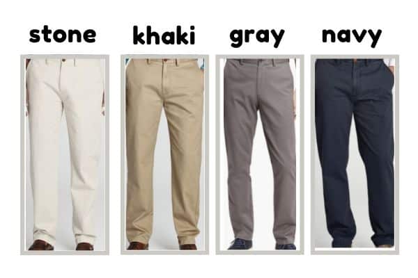 olive color chinos