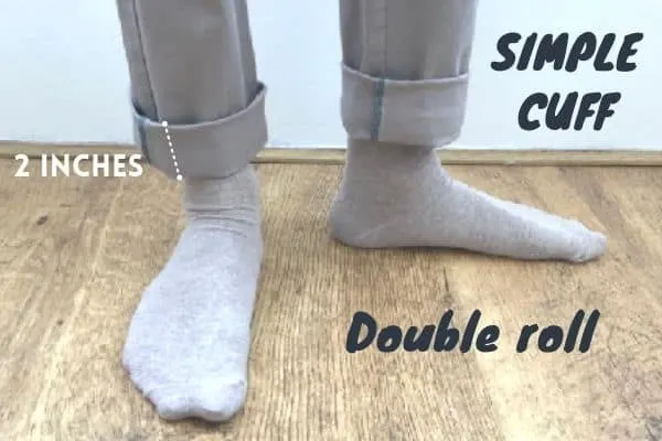 double roll simple cuff