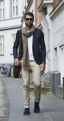 tshirt and a sports coat chino combo