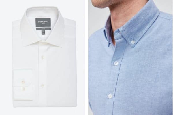 Bonobos dress shirt vs OCBD shirt