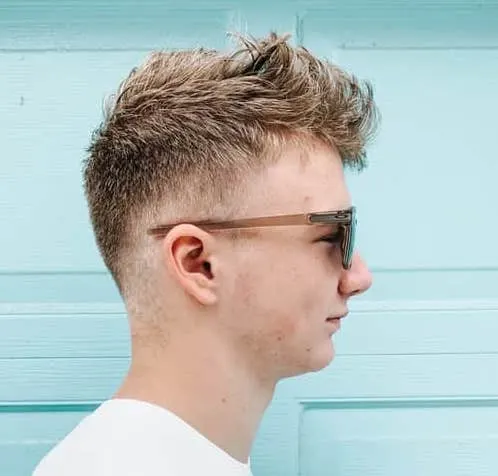 example of a messy quiff