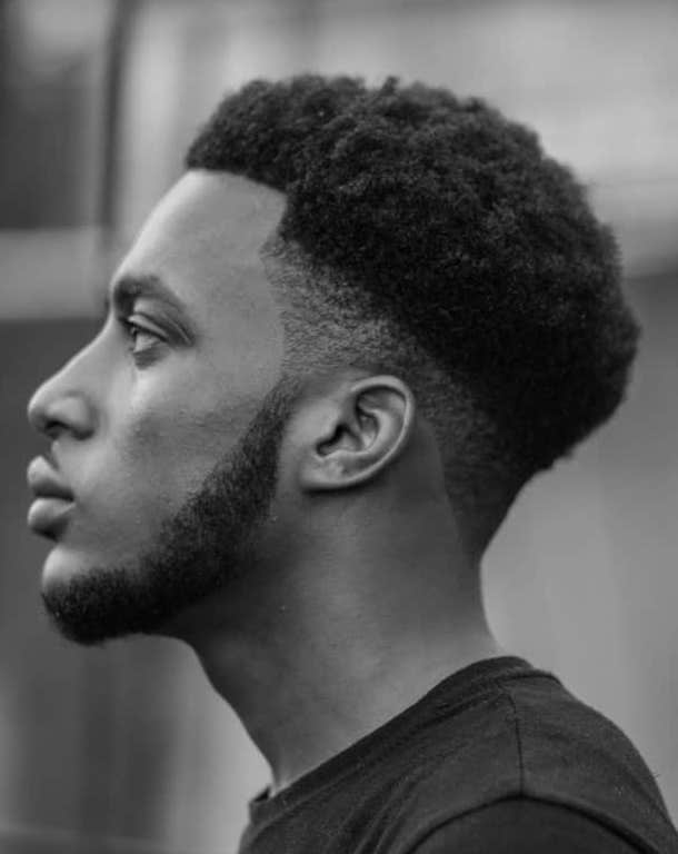 short chinstrap with faded sides