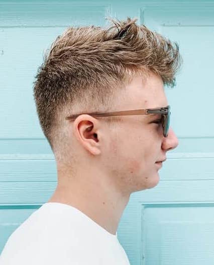 Messy quiff