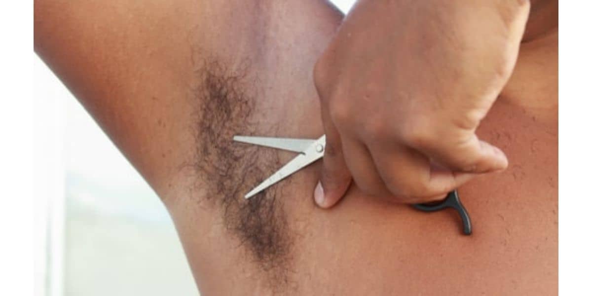 How To Trim Armpit Hair With Scissors (Simple Method)