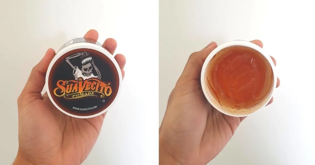 suavecito packaging and lid off