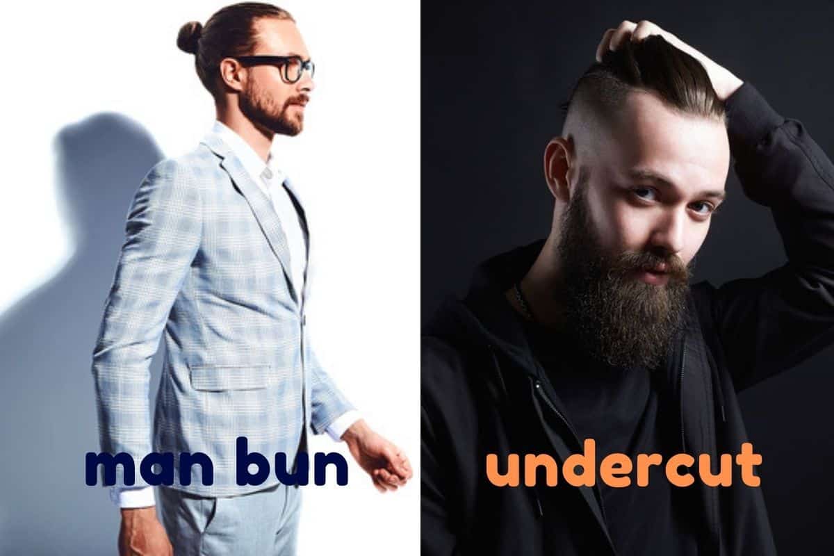 man bun vs undercut