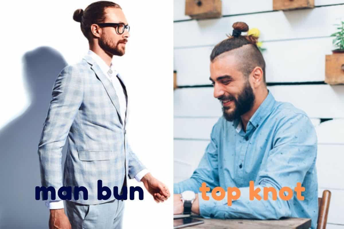 man bun vs top know