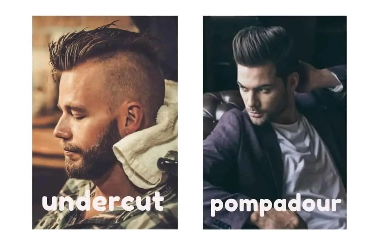 An Undercut Vs A Pompadour