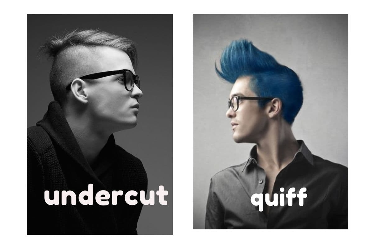 An Undercut  Vs Quiff