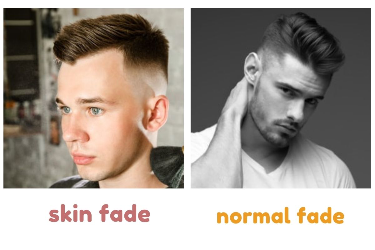 skin fade vs normal fade 