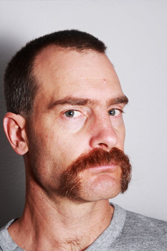 Horseshoe mustache example