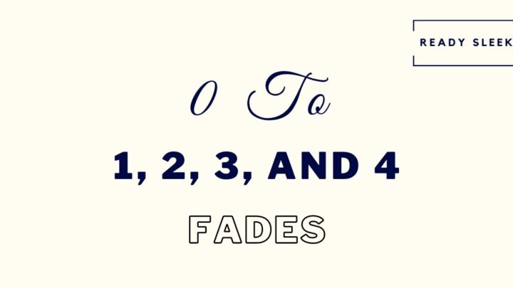 0 To 1, 0 To 2, 0 To 3, And 0 To 4 Fades [Photos]