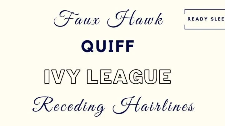 Faux Hawk Quiff Ivy League Receding Hairline