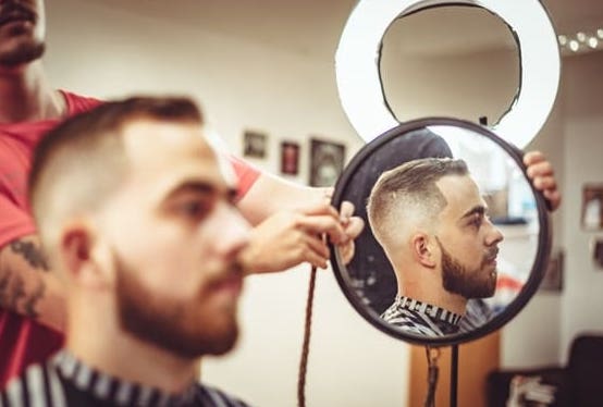 example of a crew cut fade