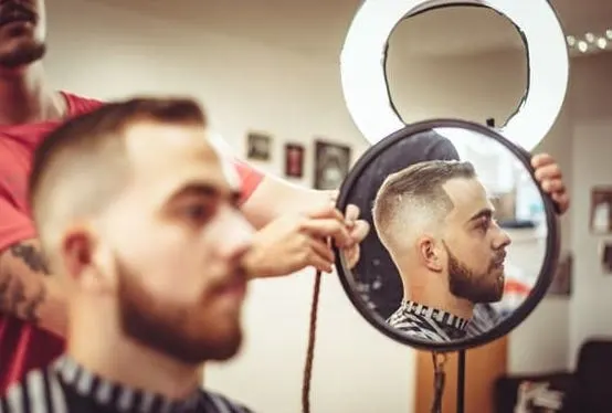 example of a crew cut fade