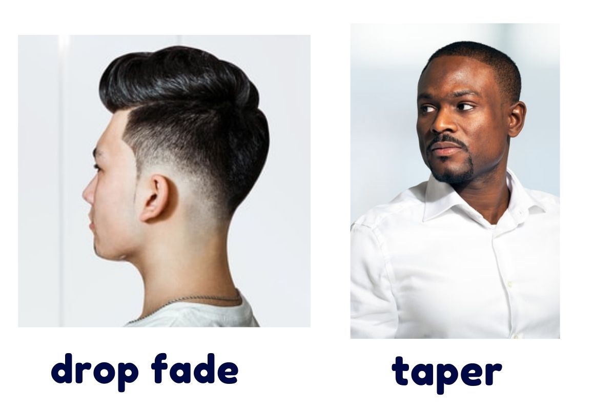 drop fade vs taper comparison