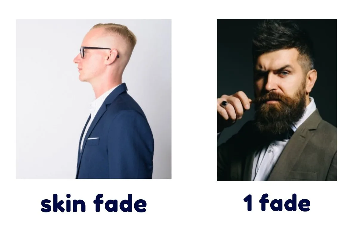 skin fade vs 1 fade