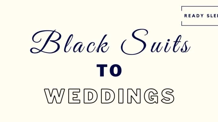 Black Suits To Weddings