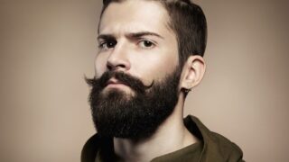 what direction should you brush your beard