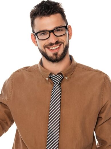 oxford shirt with suit and tie