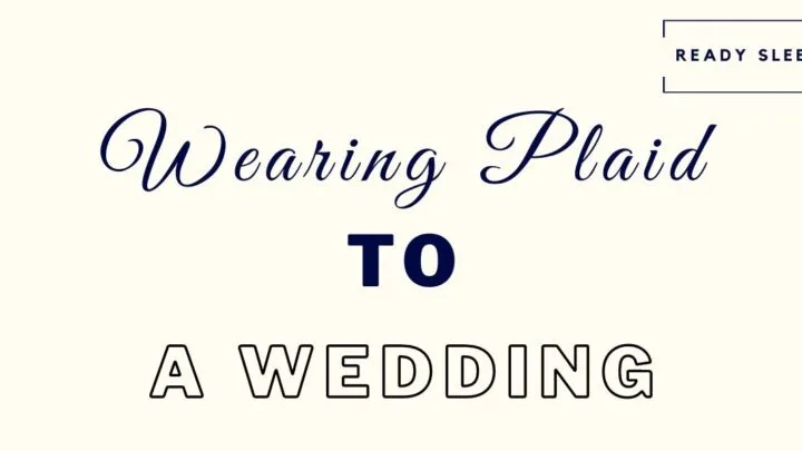 How to wear plaid to a wedding featured image