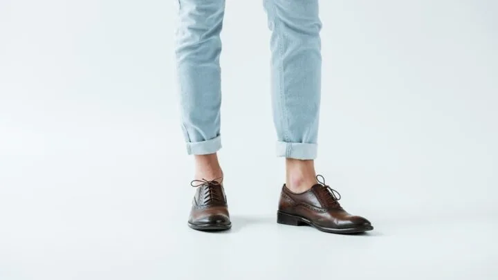 Oxford Shoes And Blue Jeans Deposit Photos