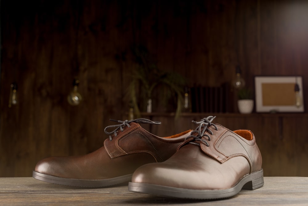 brown derby shoes