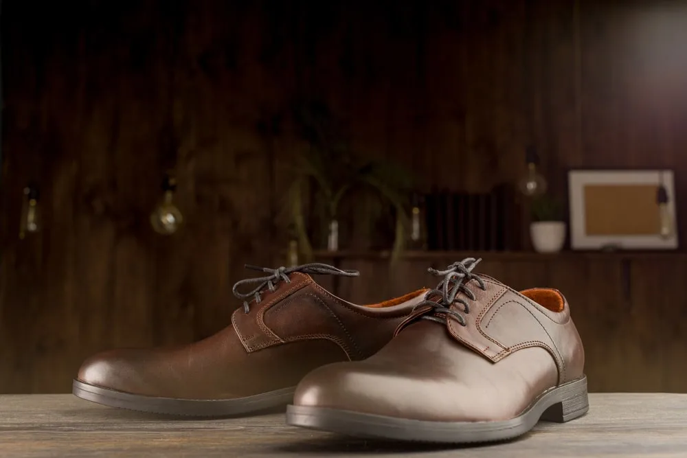 brown derby shoes