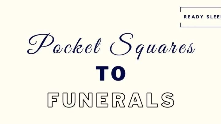 How to wear a pocket square to a funeral featured image