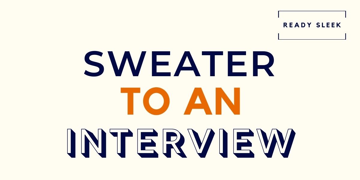 Sweater interview on sale outfit