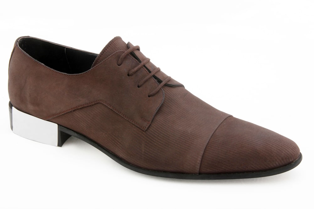 Dark brown suede shoes