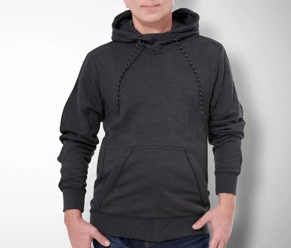 man in black hoodie