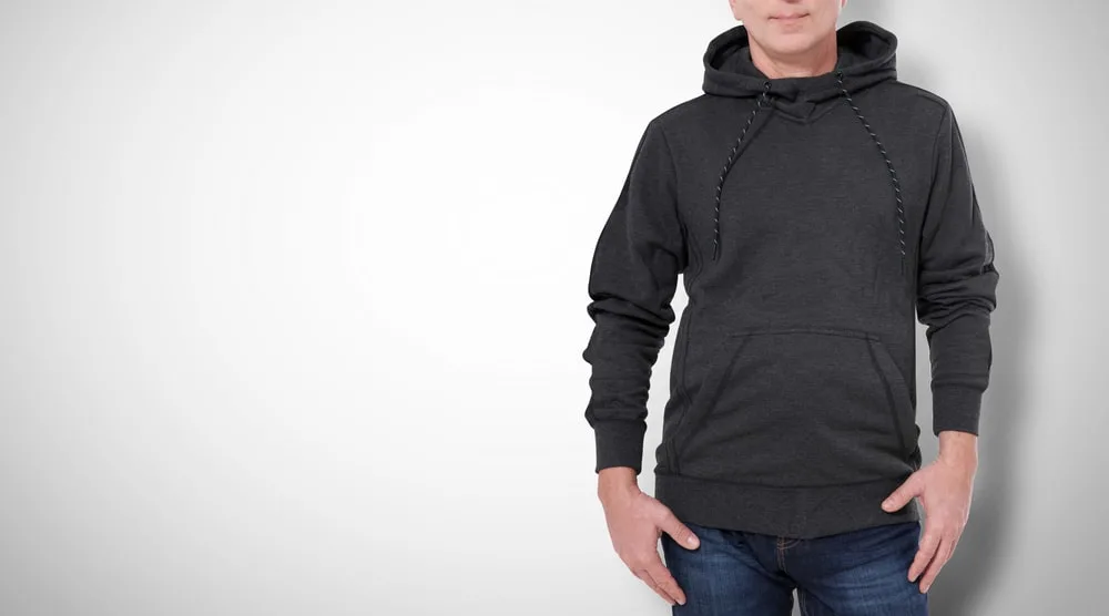 Shirt sales inside hoodie