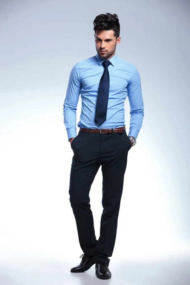 Must Haves Formal Midnight Blue Solid Shirt - Silvio