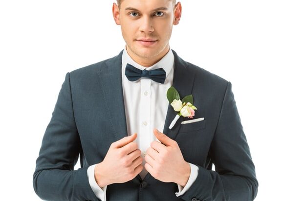 boutonniere and pocket square