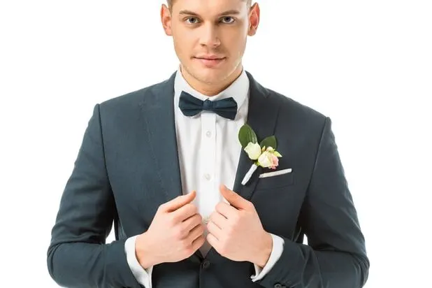 boutonniere and pocket square