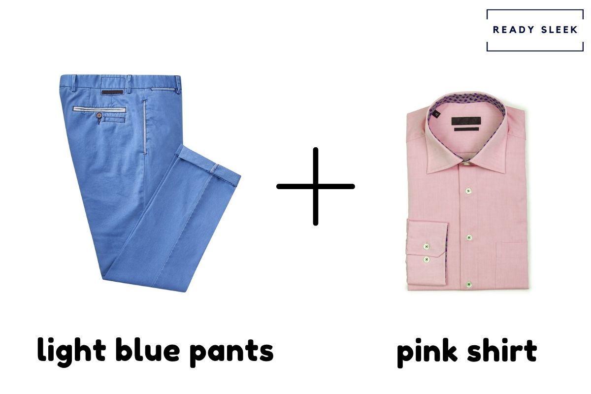 What colour pants will go well with a light blue shirt for casual looks   Quora