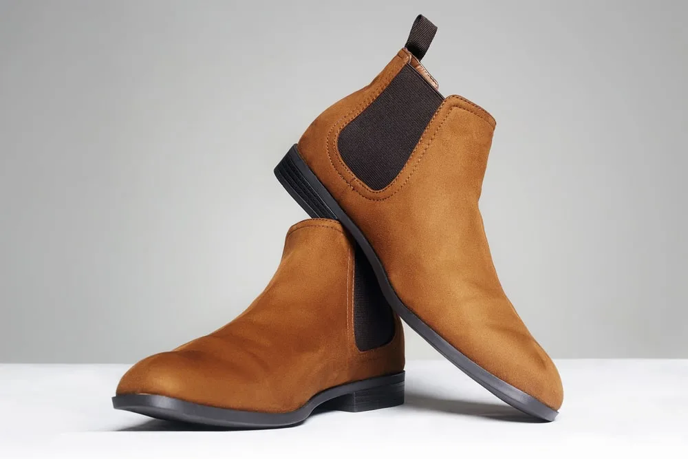 brown chelsea boots