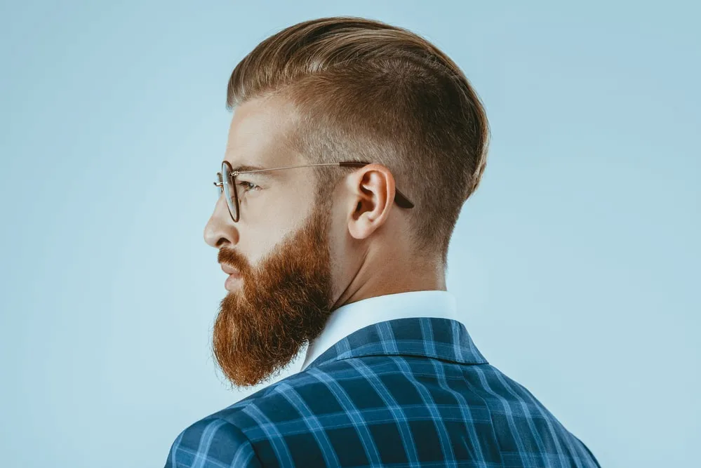 undercut and long beard