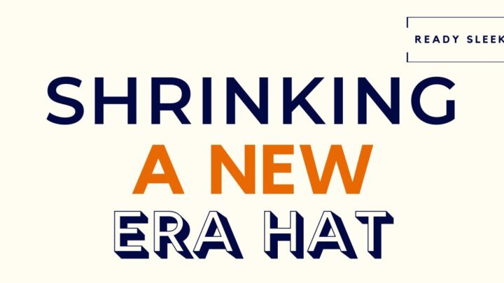 How To Shrink A New Era Hat (Fitted 59FIFTY)