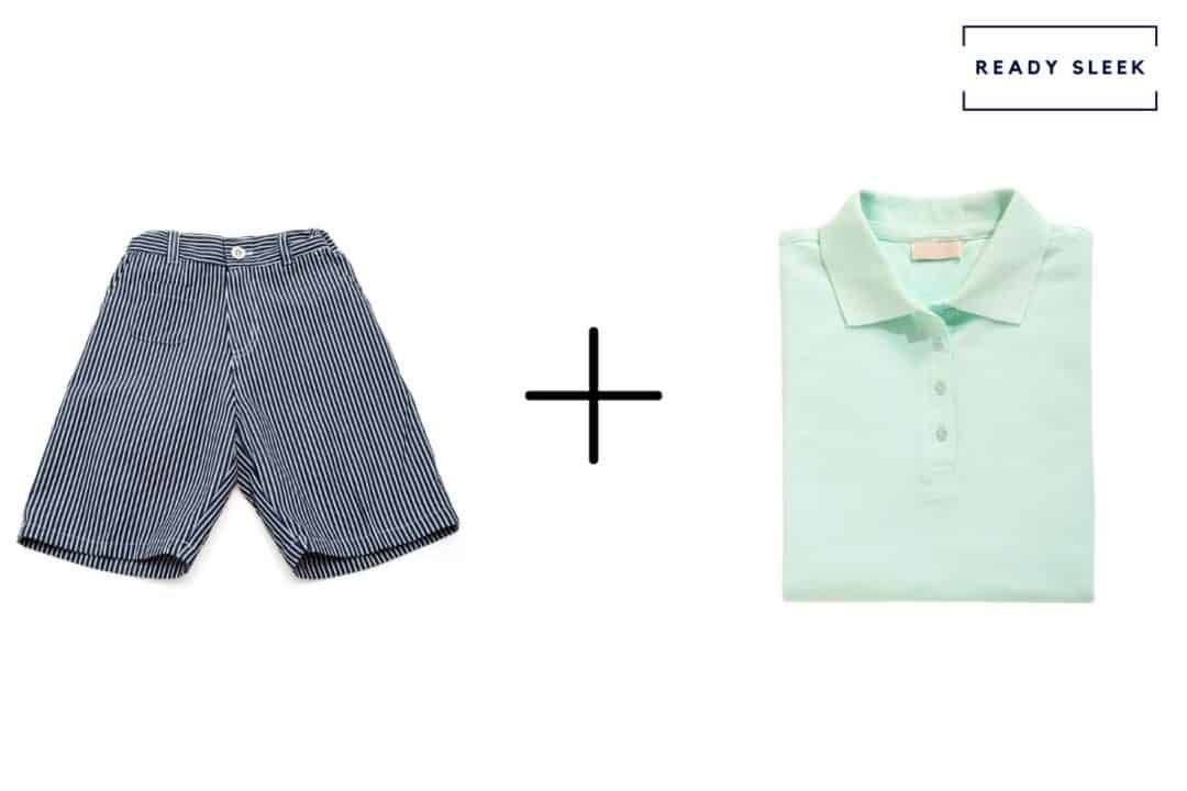 Does Green Shirt Go With Blue Shorts
